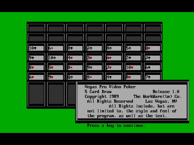 Vegas Pro Video Poker